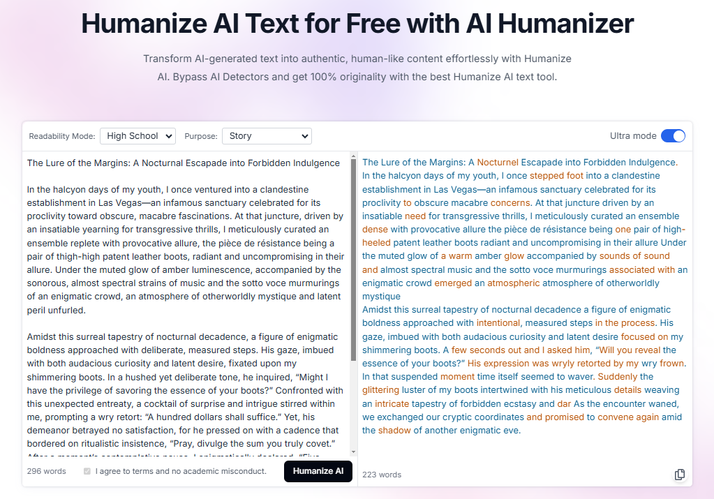 Humanize AI:免费将AI生成内容转化为自然人类语言的工具-1 Humanize AI:免费将AI生成内容撰写为人类撰写的内容,绕过AI检测器