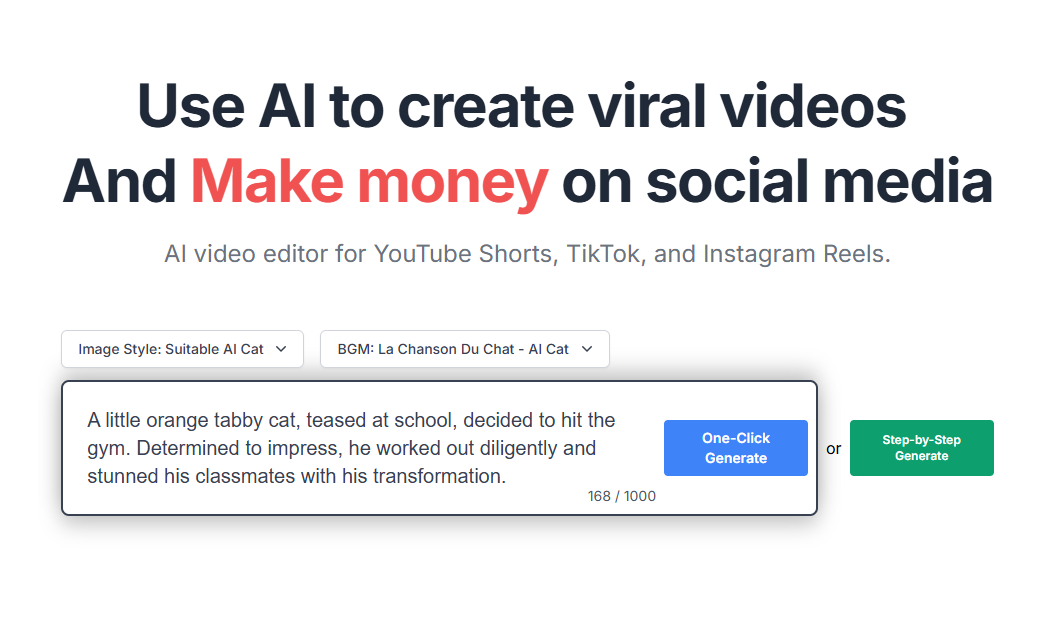 CoCoClip.AI:自动生成社交媒体短视频的AI编辑工具-1 CoCoClip.AI:自动生成社交媒体短视频的AI编辑工具