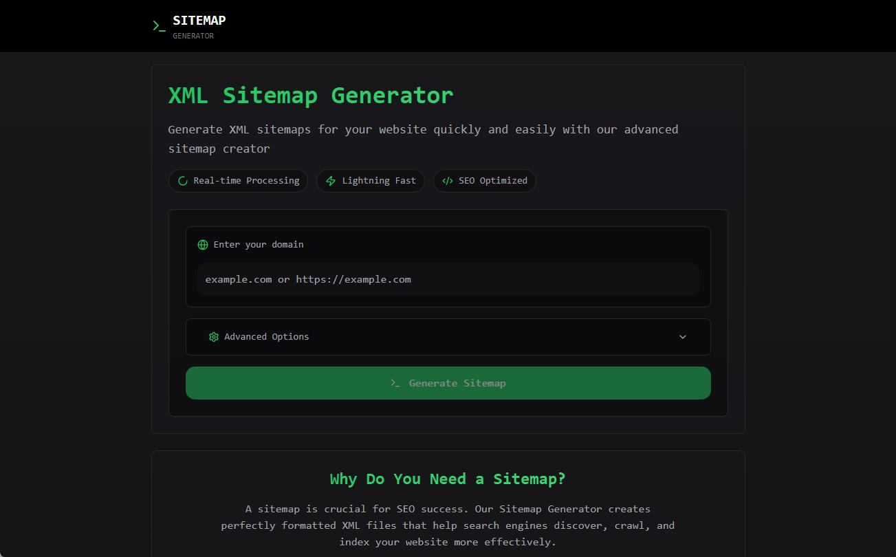 Sitemap Generator:快速生成XML网站地图,提升搜索引擎优化效果-1 Sitemap Generator:快速生成XML网站地图,提升搜索引擎优化效果