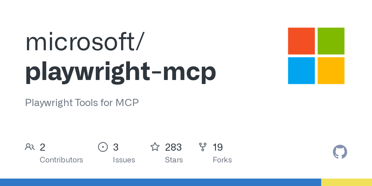 Playwright MCP:微软推出的浏览器自动化MCP服务-1 Playwright MCP:微软推出的浏览器自动化MCP服务