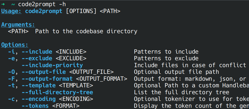 code2prompt:将代码库转换为大模型prompt的命令行工具-1 code2prompt:将代码库转换为大模型可理解的prompt文件