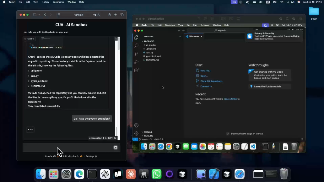Cua:让AI代理在macOS/Linux沙盒中安全执行应用-1 Cua:让AI代理在macOS/Linux沙盒中安全执行应用