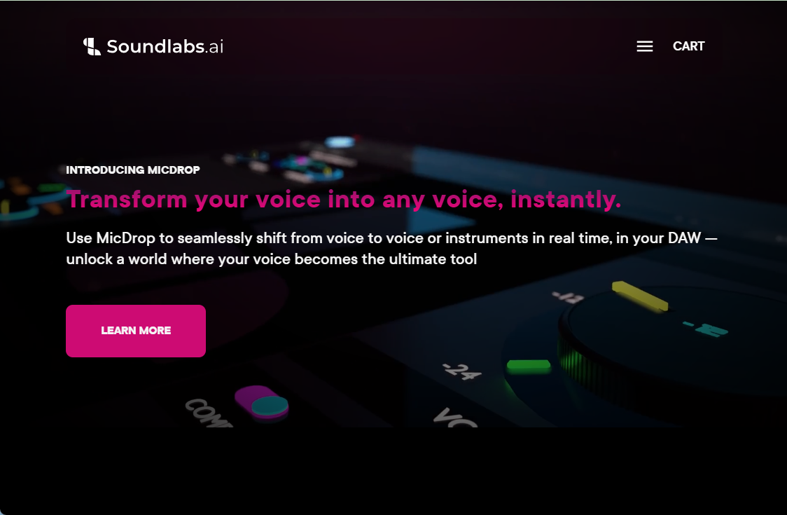 SoundLabs AI:实时将人声转换为任意音色或乐器的创作工具-1 SoundLabs AI:实时将人声转换为任意音色或音效的创作工具