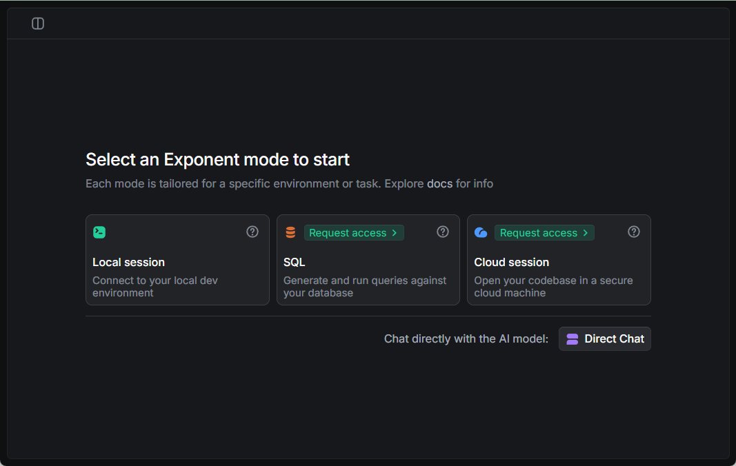 Exponent:在任何环境中运行AI编程智能体-1 Exponent:在任何环境中执行自动化编程任务