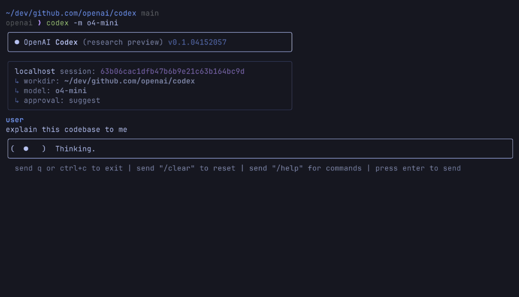 OpenAI Codex CLI:OpenAI发布的终端命令行AI编码助手-1 OpenAI Codex CLI:OpenAI发布的终端命令行AI编码助手