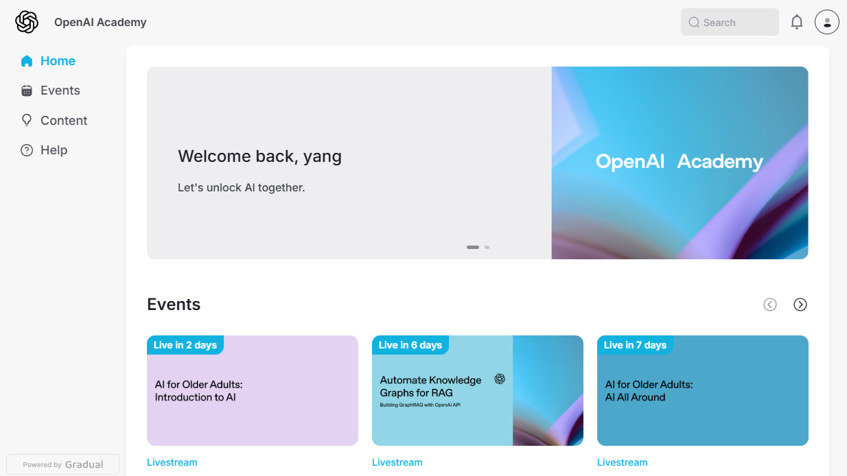 OpenAI 悄然布局教育领域,免费 AI 学习平台 Academy 上线-1 OpenAI 悄然布局教育领域,免费 AI 学习平台 Academy 上线