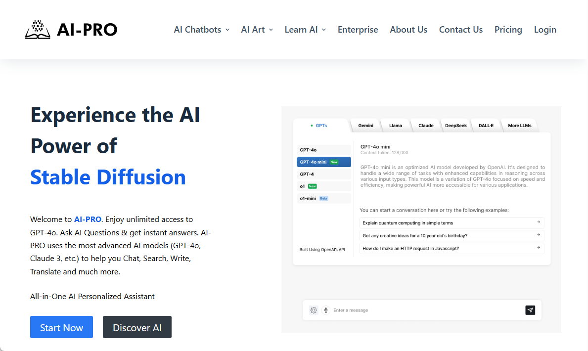 AI-Pro:集成多种AI工具与学习资源的平台-1 AI-Pro:集成多种AI工具与学习资源的平台