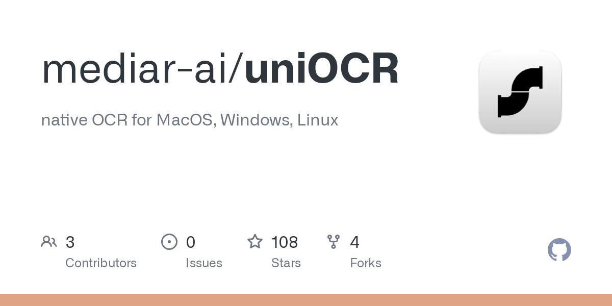 uniOCR:跨平台开源的文字识别工具-1 uniOCR:跨平台开源的文字识别工具