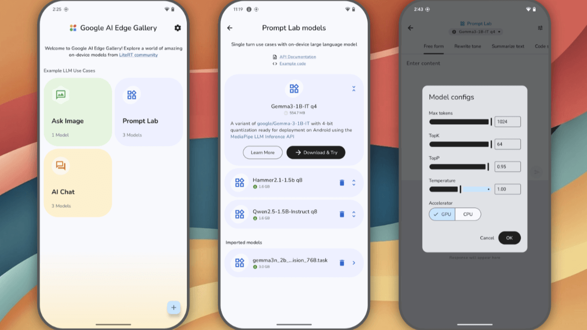 Google AI Edge Gallery - 谷歌推出的AI应用,支持手机运行AI模型
