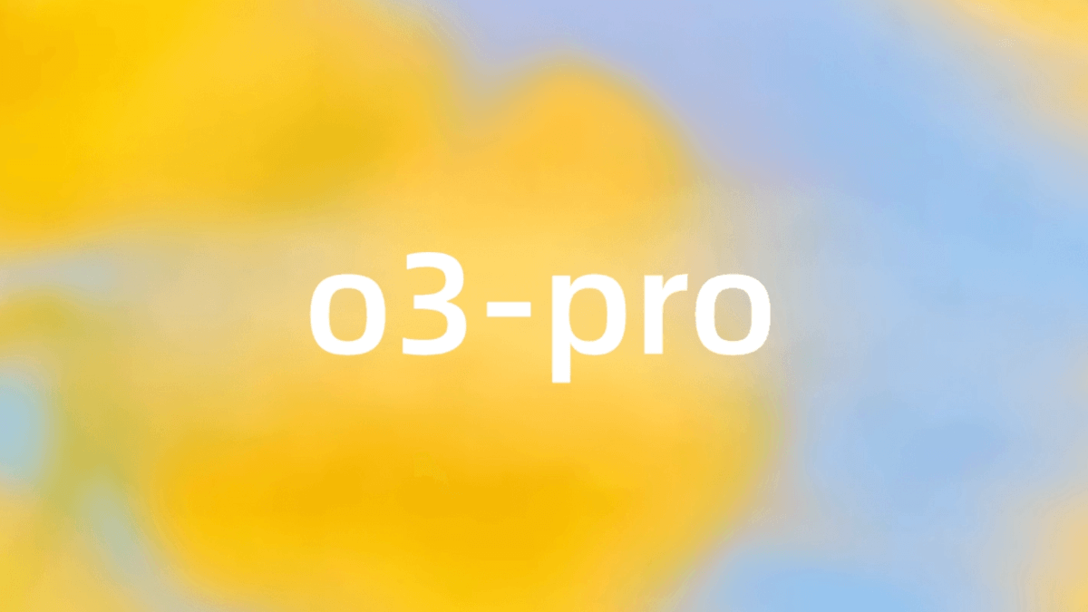 o3-pro - OpenAI推出的 o3 升级版推理模型