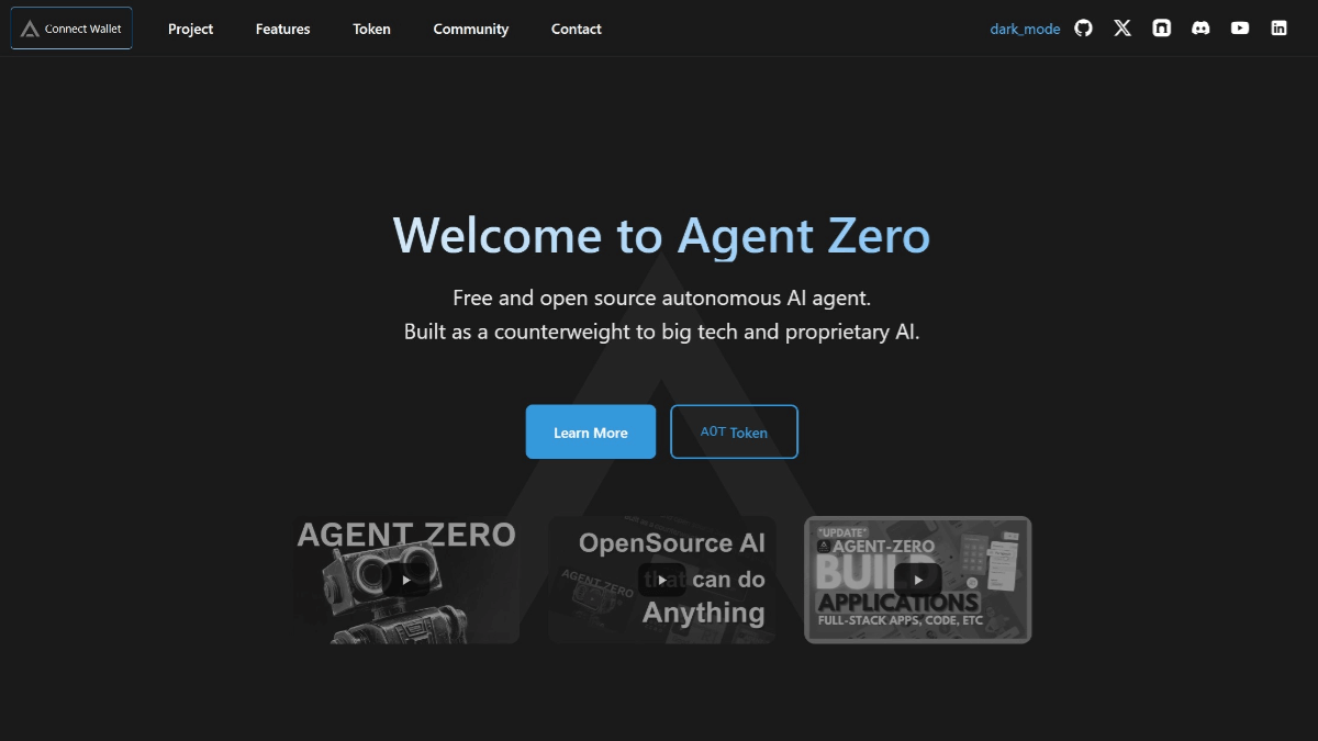 Agent Zero - 免费AI智能体框架,具备持久记忆功能